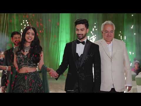 Grand Wedding Reception Highlights 💫 | Couple Entry & Celebration 🎉