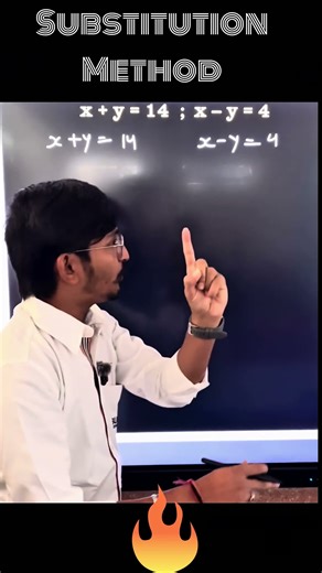 No Confusion in Substitution Method ❌ Easiest Short Trick for Class 10 Maths #shorts #viralshorts