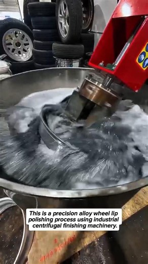 Industrial Centrifugal Tub Tumbler / High-Speed Vibratory Bowl Finishing Machine
