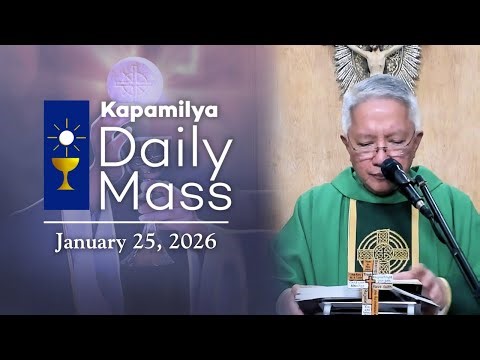 January 25, 2026 | He Meets Us in the Ordinary | Kapamilya Sunday Mass