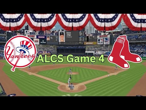ALCS Game 4! YANKEES vs RED SOX SHOWDOWN! Can New York Survive the Ultimate Rivalry? OOTP Baseball