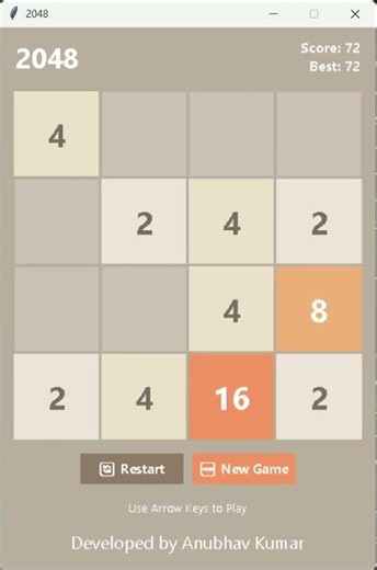 # 🎮 Build a 2048 Game in Python | Complete Project with Tkinter | Beginner Friendly