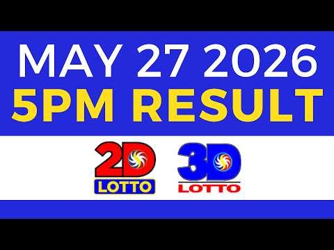 Lotto Result Today 5PM May 27 2026 | Swertres EZ2 PCSO