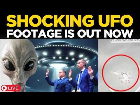 WATCH LIVE: UFO Clip Linked To Trump Administration Goes Viral | UFO Clip LIVE | World News LIVE