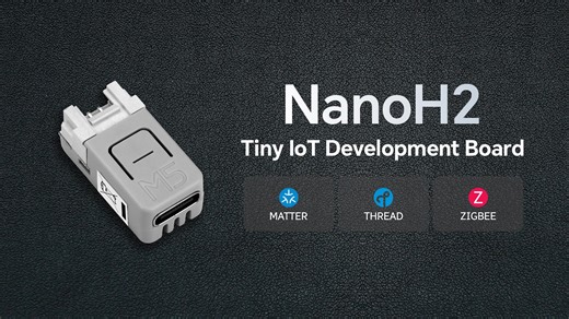 #M5StackNew 🎉 NanoH2 Released NanoH2 is an ultra-compact IoT development board in the M5Stack development kit series. It is powered by the ESP32-H2FH4S as the SoC, and supports #Zigbee, #Thread, and #Matter for smart home and low-power wireless applications. ✨Features ✅Supports Zigbee and Thread, Matter wireless protocols ✅Built-in LED, IR infrared transmitter, and RGB ✅Equipped with a Grove port, supporting multiple peripheral expansions ✅USB Type-C interface for power supply and programming �