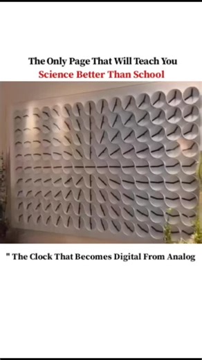 UNIVERSE | SCIENCE | TECHNOLOGY on Instagram: "The Clock That Becomes Digital From Analog — Where Classic Mechanics Meet Modern Tech Watching time transform from moving hands to glowing numbers is like seeing history and the future in one frame. This clock beautifully bridges traditional analog engineering with digital precision, showing how mechanical motion can be converted into electronic signals. It’s not just a timepiece—it’s a lesson in innovation, synchronization, and design evolution, pr