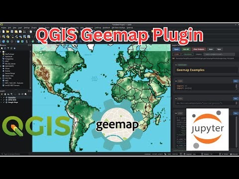 QGIS Geemap Plugin: Running Google Earth Engine and Jupyter Notebook within QGIS