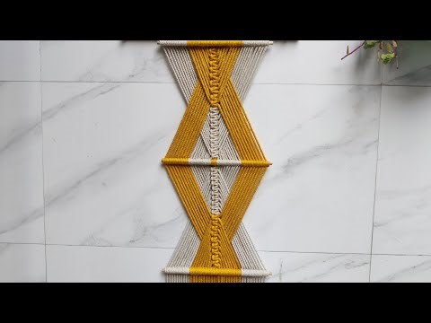 Beautiful Macrame Wall Hanging Tutorial | DIY Boho Macrame Wall Hanging | DIY Macrame Wall Hanging 