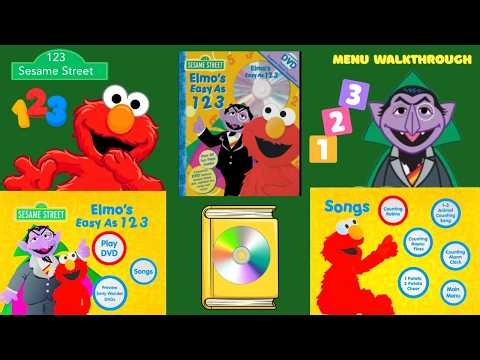 Sesame Street ELMO’S EASY AS 123 DVD Menu Walkthrough.