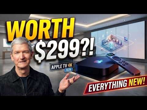 Is The New Apple TV 4K (2026) Worth $299? Everything New!