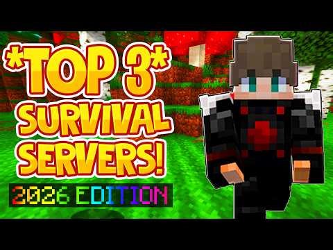 TOP 3 SMP SERVERS *2026* | Best Minecraft Survival SMP | 1.8/1.19/1.20+ JAVA & BEDROCK SERVER