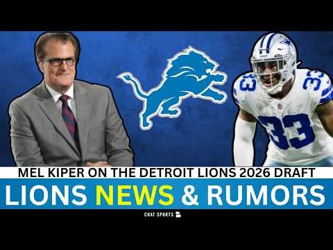 Detroit Lions News: TOP-5 Free Agents The Lions SHOULD Sign + Mel Kiper Jr. On Lions Draft