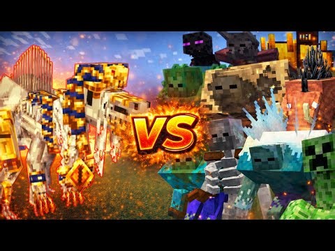 Ancient Remnant vs All Mutant Mobs | L_Ender's Cataclysm vs Mutant Mobs [Minecraft Mob Battle]