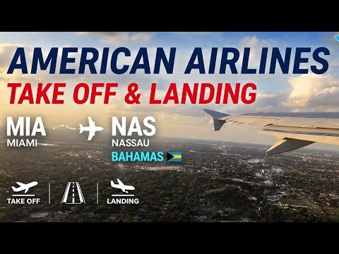 American Airlines | Airbus A321 | Takeoff & Landing | MIA To LPIA 