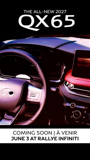 Exclusive Reveal of the All-New 2027 INFINITI QX65