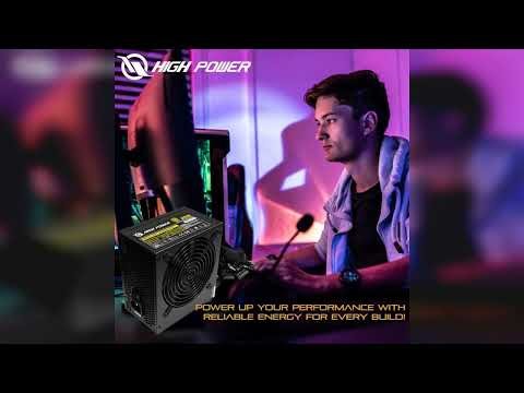Review: HIGH POWER 600W Power Supply, 80 Plus Gold Certified PSU, Continuous Power with 120mm ...