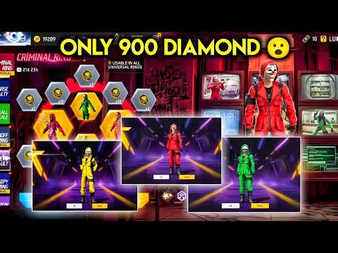 Criminal Bundle Ring Spin Trick 😮| free fire new event | ff new event | new event free fire