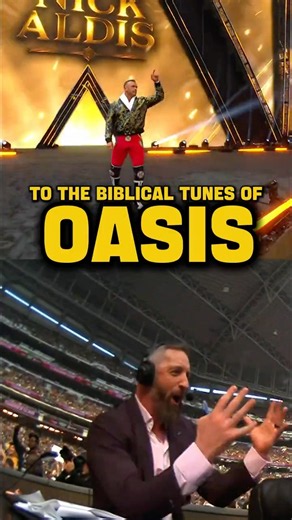 It's every Englishman's dream to have Oasis play as you make your WWE debut! 👏👏👏