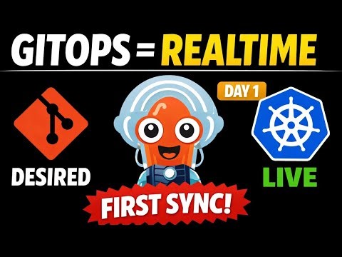 ArgoCD Day 01: What is GitOps? Why Argo CD? (Day 1 Real-Time Demo)