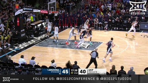 1⃣8⃣ and 0-h my goodness #1 Arizona vs. UCF Highlights 🎬 #Big12MBB | Arizona Men's Basketball | Big 12 Conference
