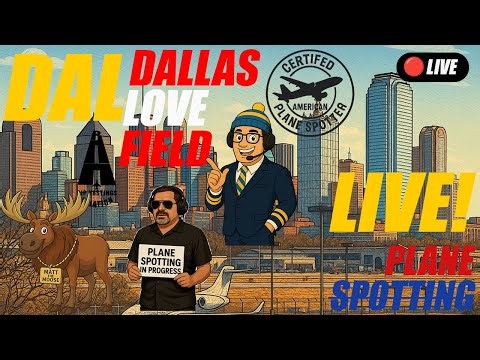 ✈️ LIVE Plane Spotting at Dallas Love Field (DAL) | Southwest Airlines Action | CROSSWIND Bonanza
