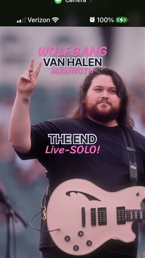 Wolfgang Van Halen’s, THE END Live-Solo! #wolfgangvanhalen #vanhalen #rockmusic #mammoth