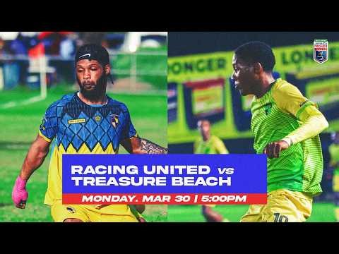 LIVE: Racing United F.C. vs Treasure Beach F.C. | Jamaica Premier League | JPL TV