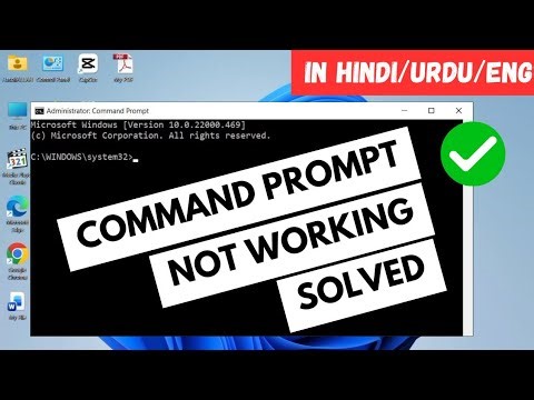 How to Fix Command Prompt Not Opening in Windows 10/11 | CMD Not Working Solved