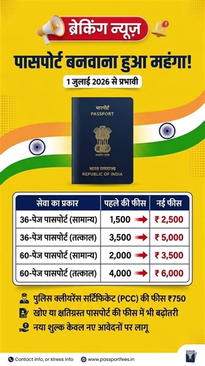 Passport New Update | Passport News | Passport New Rate | #passport #government #passportindex #csc