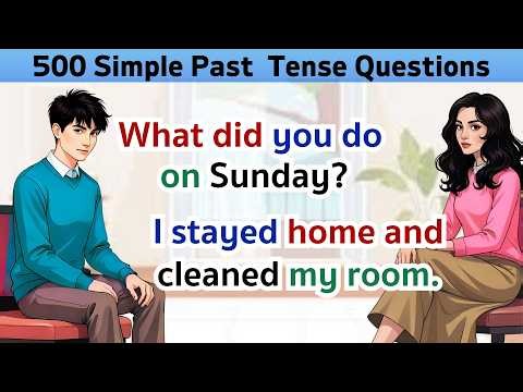 Simple Past Tense Practice | English Speaking Practice |Best English | DailyConversation