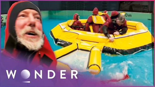 Nervous pilots take trans-Atlantic plane crash survival course | Ice Pilots