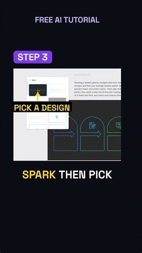 How to Turn a Paragraph Into an Infographic for Free #shorts