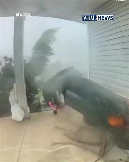 Tornado damage in northeast Raleigh