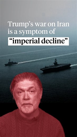 The U.S.-Israeli war against Iran and the crisis in the Strait of Hormuz have exposed "the real limits of American imperial power," says historian Toby Jones. Full interview:https://t.co/xqEH3rOXZa