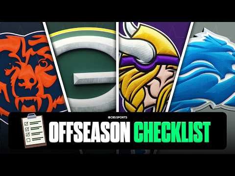 Offseason checklist for NFC North teams: Bears, Packers, Vikings, & Lions 📋