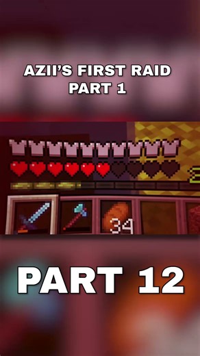 I DID MY FIRST MINECRAFT RAID