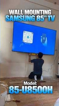 Samsung 85 inches tv wall mounting | 85U8500H #samsungsmarttv