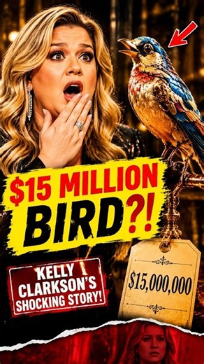 🚨A SINGING BIRD WORTH $15 MILLION?!🐦Kelly Clarkson’s Shocking Story!#KellyClarkson#Celebrity#shorts
