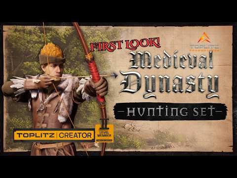 FIRST LOOK!👀 Survival, Skinnin', & Slaying Legendary Beasts! 🐺⚔️ Let's Play Medieval Dynasty!