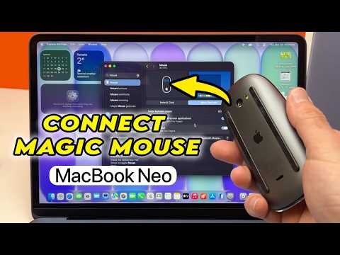MacBook Neo : How to Pair a Magic Mouse