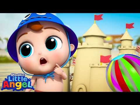Playing and Being Safe at the Beach! 🏖️ | Little Angel Nursery Rhymes & Kid Songs