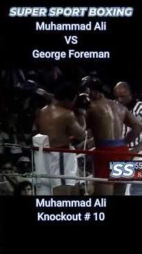 Muhammad Ali Knockout #10 Legendary KO vs George Foreman Rumble in the Jungle #muhammadali #foreman