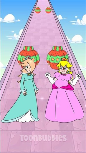 Who really wins? Peach vs Rosalina Challenge | Mario