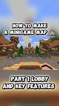 How to make a Minigame Map Part 1 #minecraft #gaming #minecraftbuilding #hypixelstyle #asmr