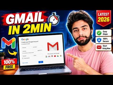 How To Create Gmail Account in Laptop | Step-by-Step Beginner Guide