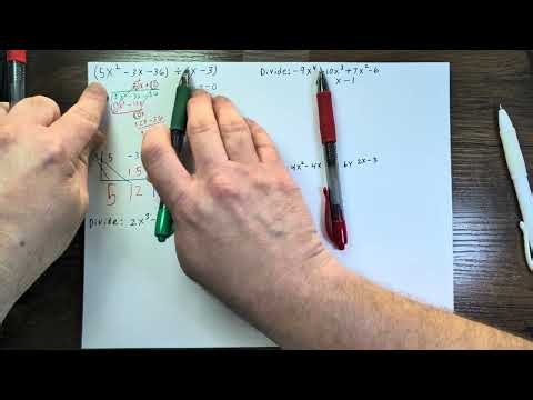 Polynomial Long Division Explained Step by Step | Precalculus 5.4.b