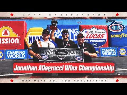 Jonathan Allegrucci wins the 2026 Flexjet Factory Stock Showdown Championship