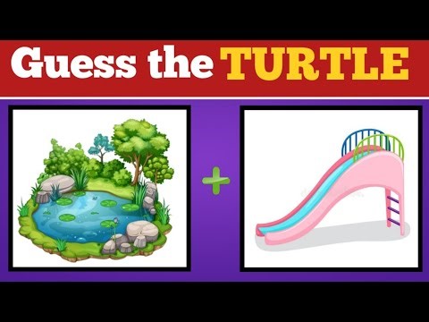 Can you guess the Turtle by given pictures? | Riddle with answers| turtle guessing challenge