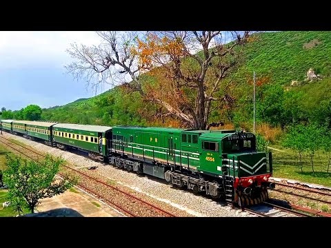 Live view from Locomotive Cab train journey from Train driver cab front view
