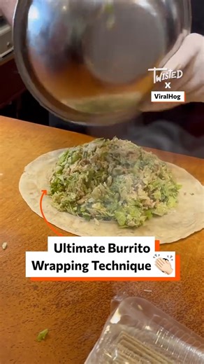 Ultimate burrito wrapping technique 👏🌯 | Twisted